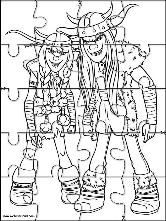 How to train your dragon Free Jigsaw Puzzles 5