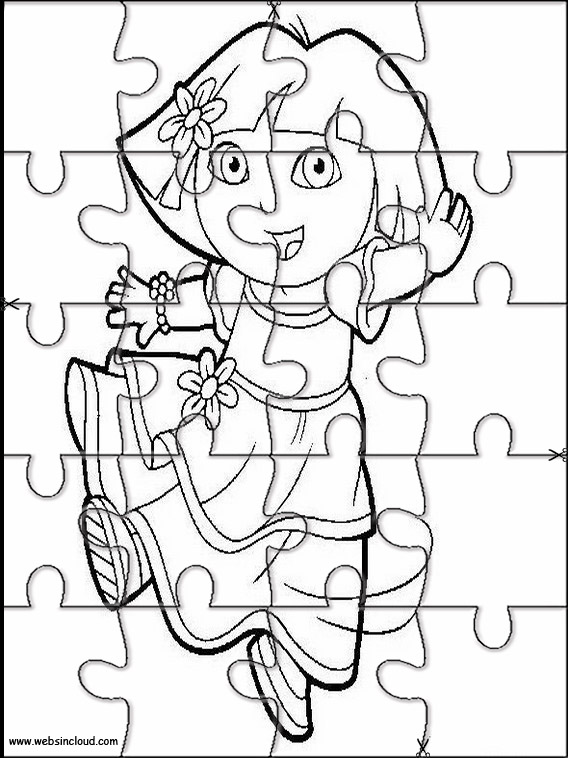 Printable Dora the Explorer to cut out 24