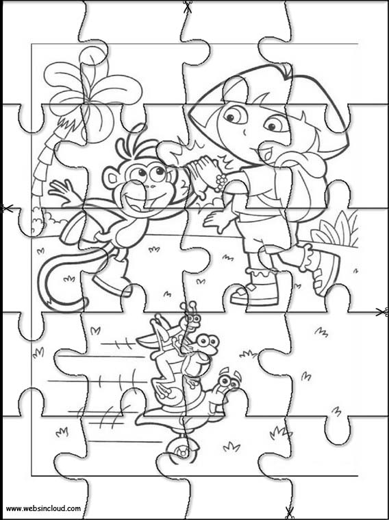 Dora the Explorer Printable Puzzles 31