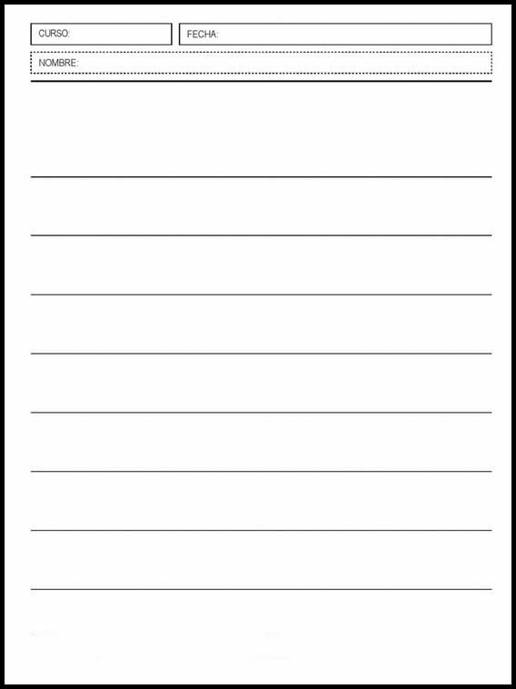 Sheets for students in Spanish Worksheet 21