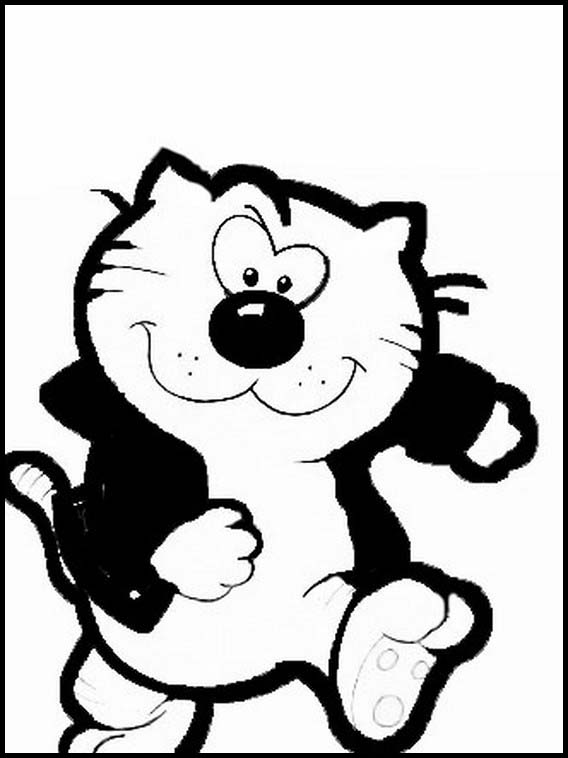 Heathcliff The Cat Coloring Pages