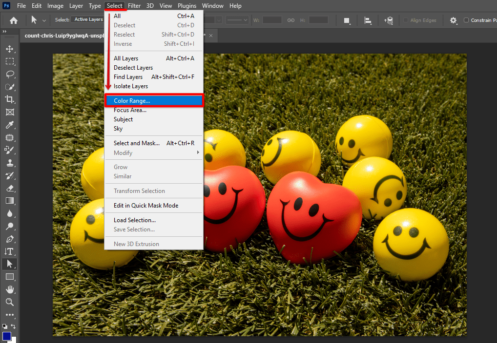 How do I isolate one color in