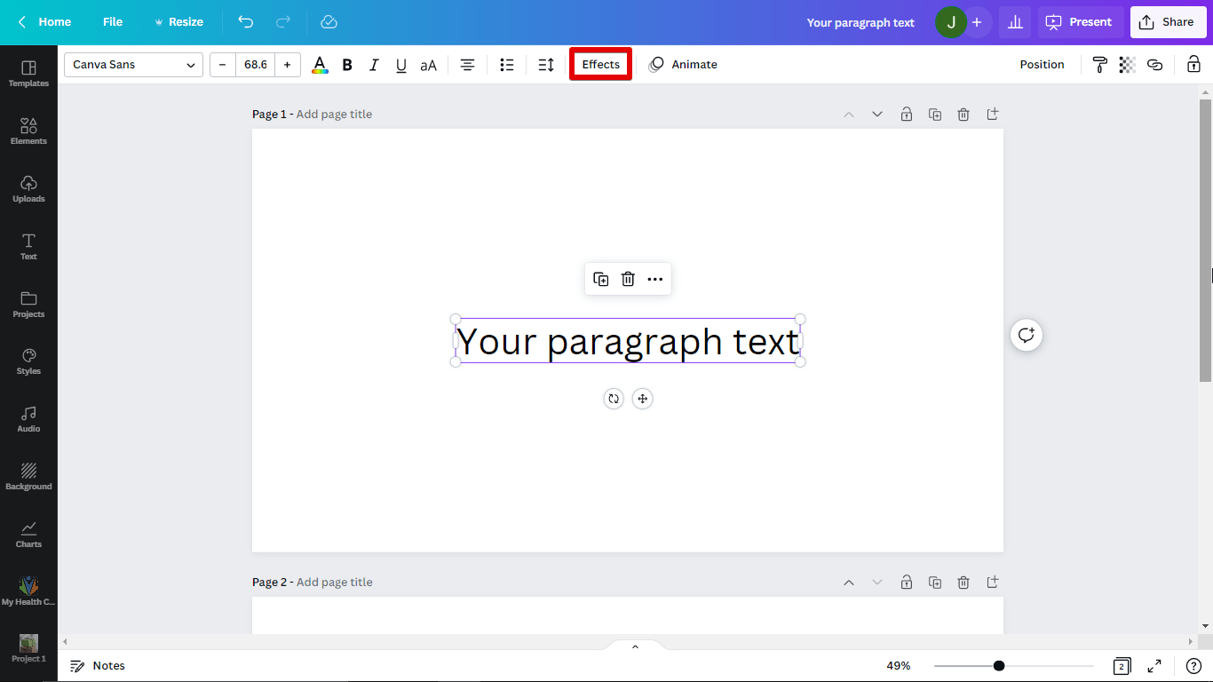 How Do You Fill a Text Box in Canva?