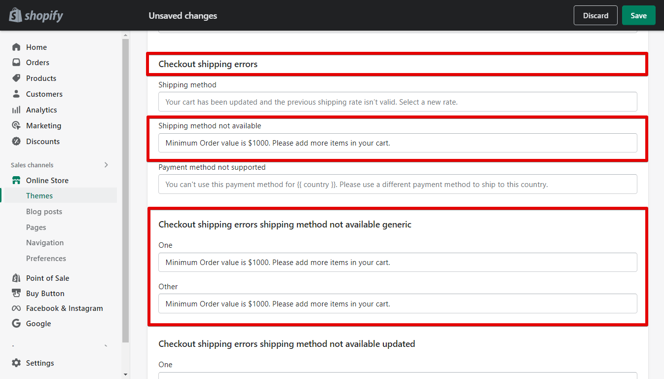 Can You Have a Minimum Order on Shopify?