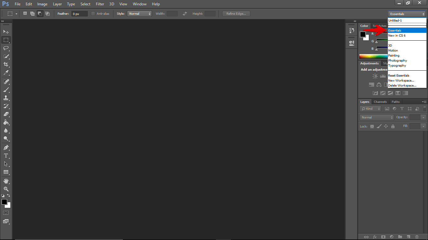 How Do I Get My Top Toolbar Back in
