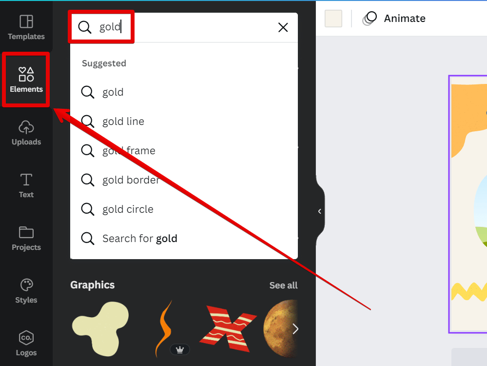 How Do You Get a Shiny Gold Font in Canva?