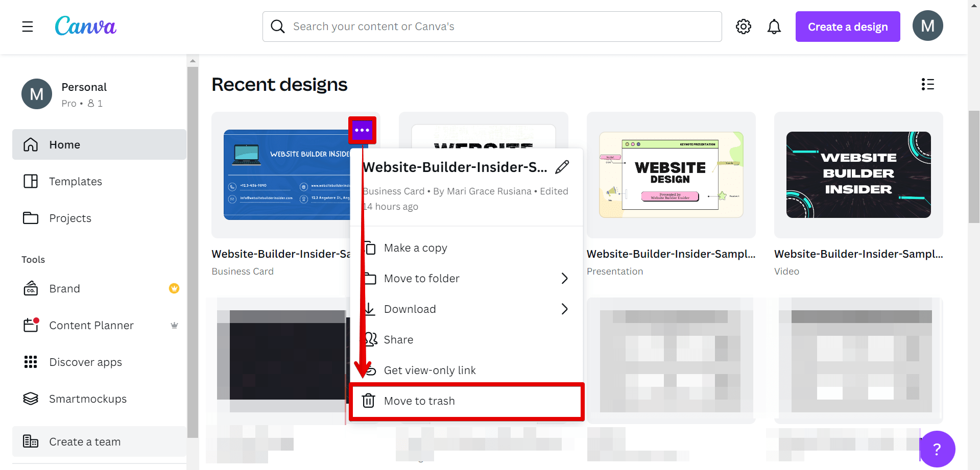How Do I Delete a Shared Design on Canva?
