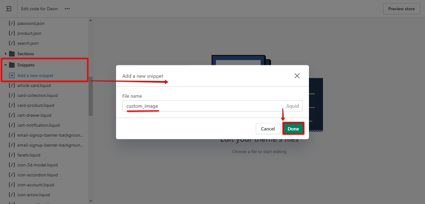 How Do I Add an Image to My Shopify Code?