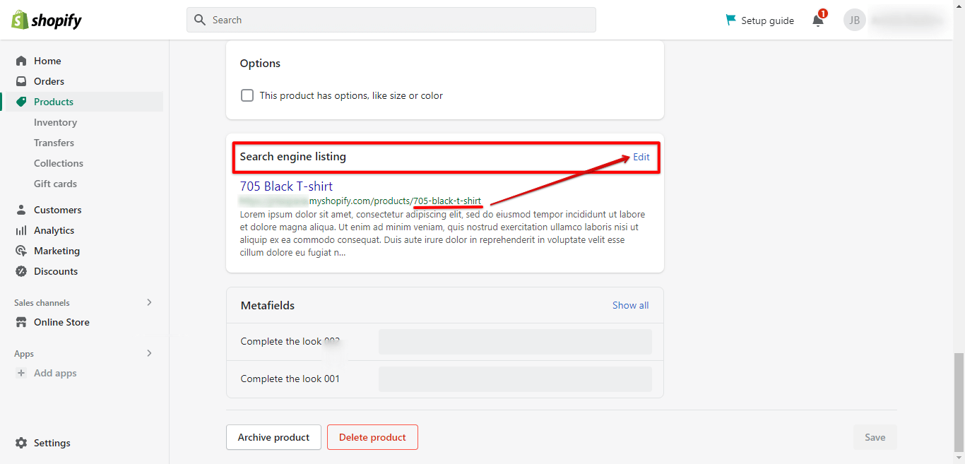 What Is Product Handle in Shopify?