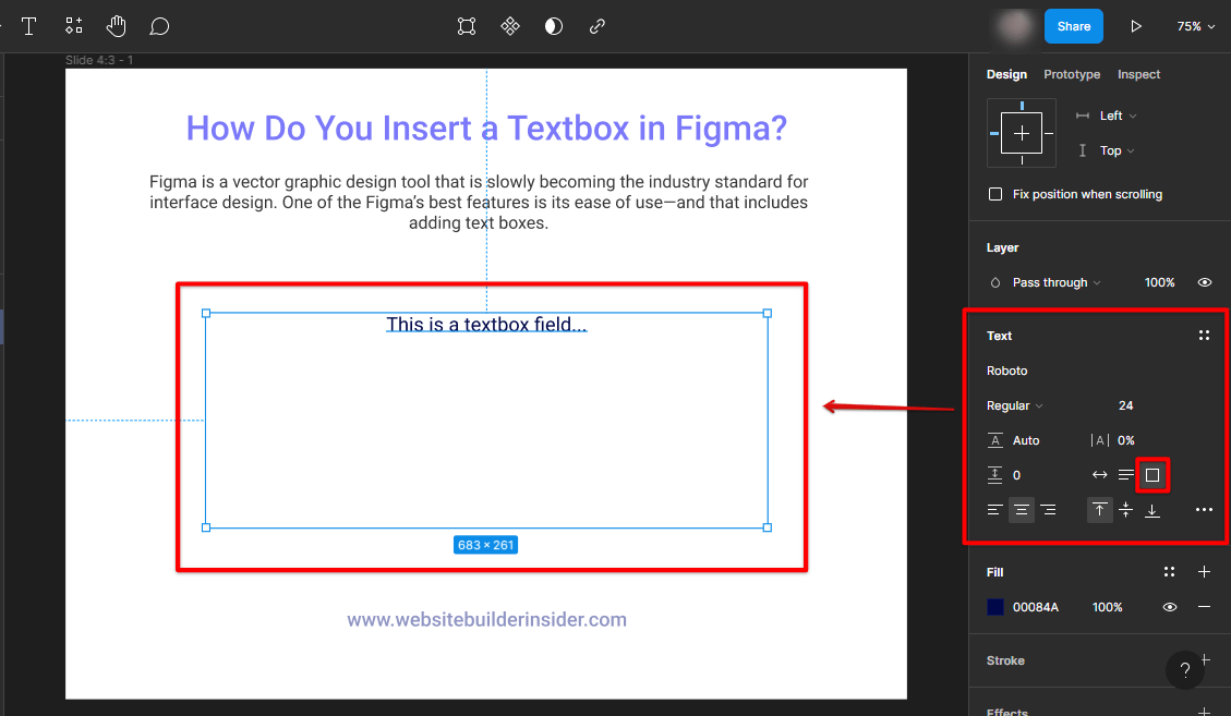 How Do You Insert a Textbox in Figma?