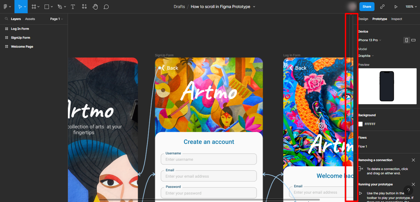 How Do You Scroll in Figma Prototype?