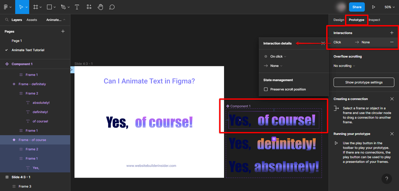 Can I Animate Text in Figma?