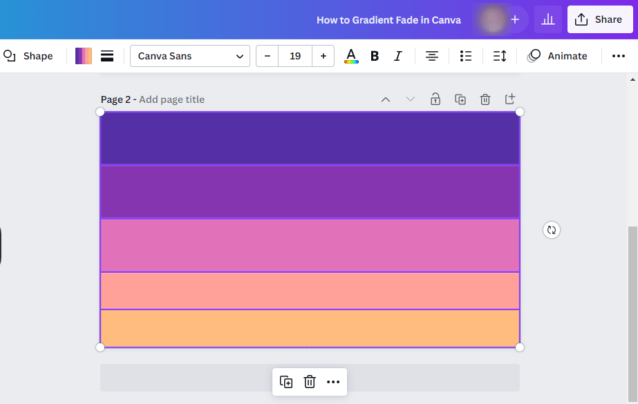 How Do You Do a Gradient Fade in Canva?