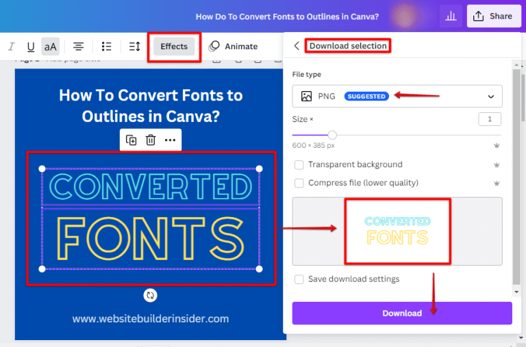 How Do I Convert Fonts to Outlines in Canva?