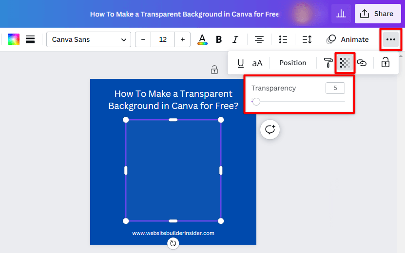 How Do I Make a Transparent Background in Canva for Free