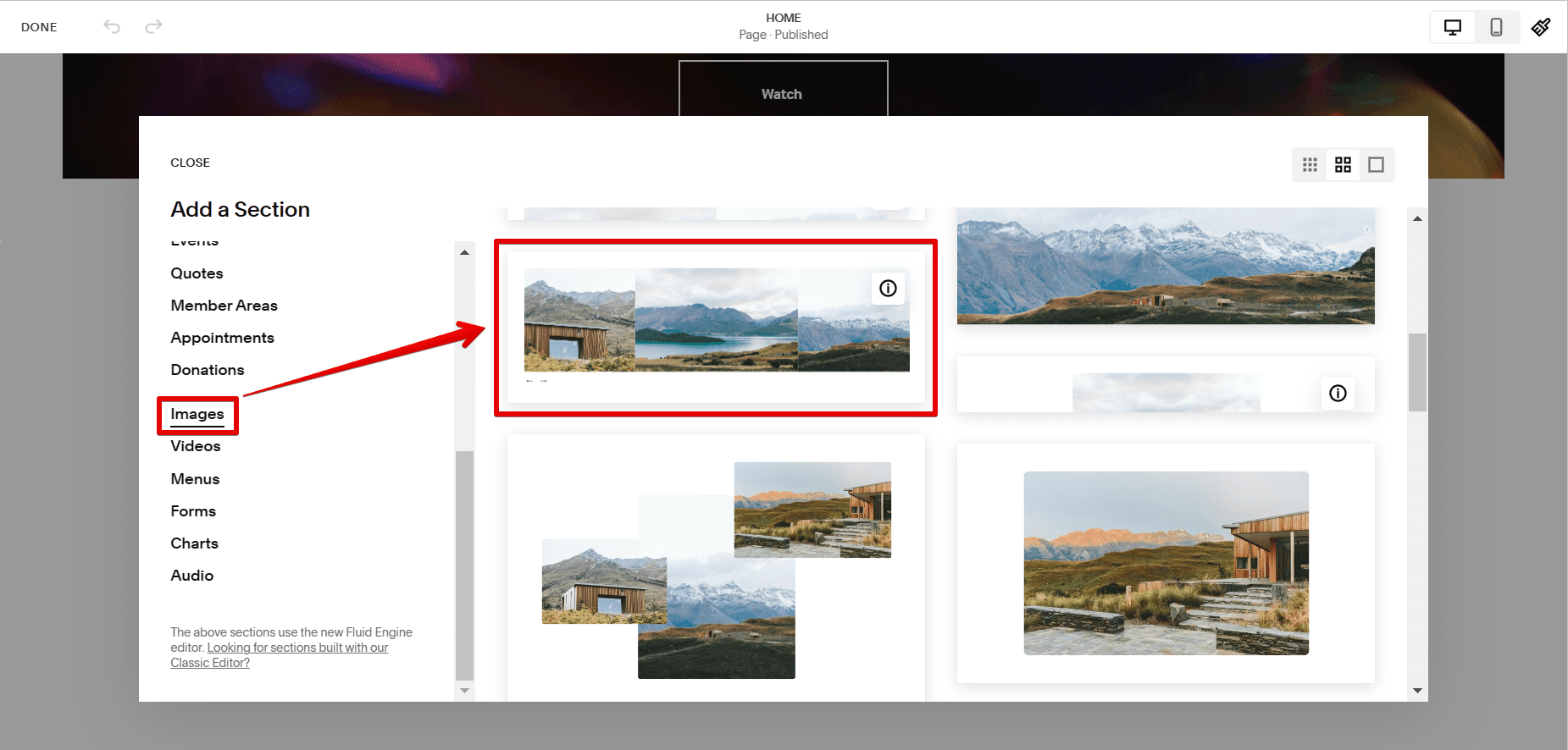 How Do I Add Scrolling Images in Squarespace?