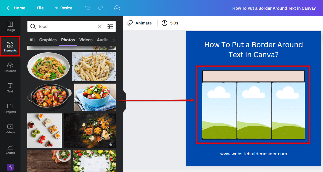 How Do You Put a Border Around Text in Canva?