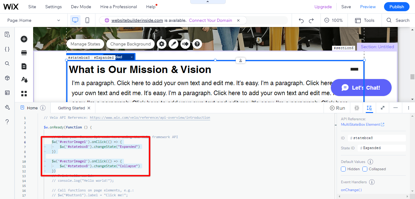How Do I Create a Collapsible Section in Wix?