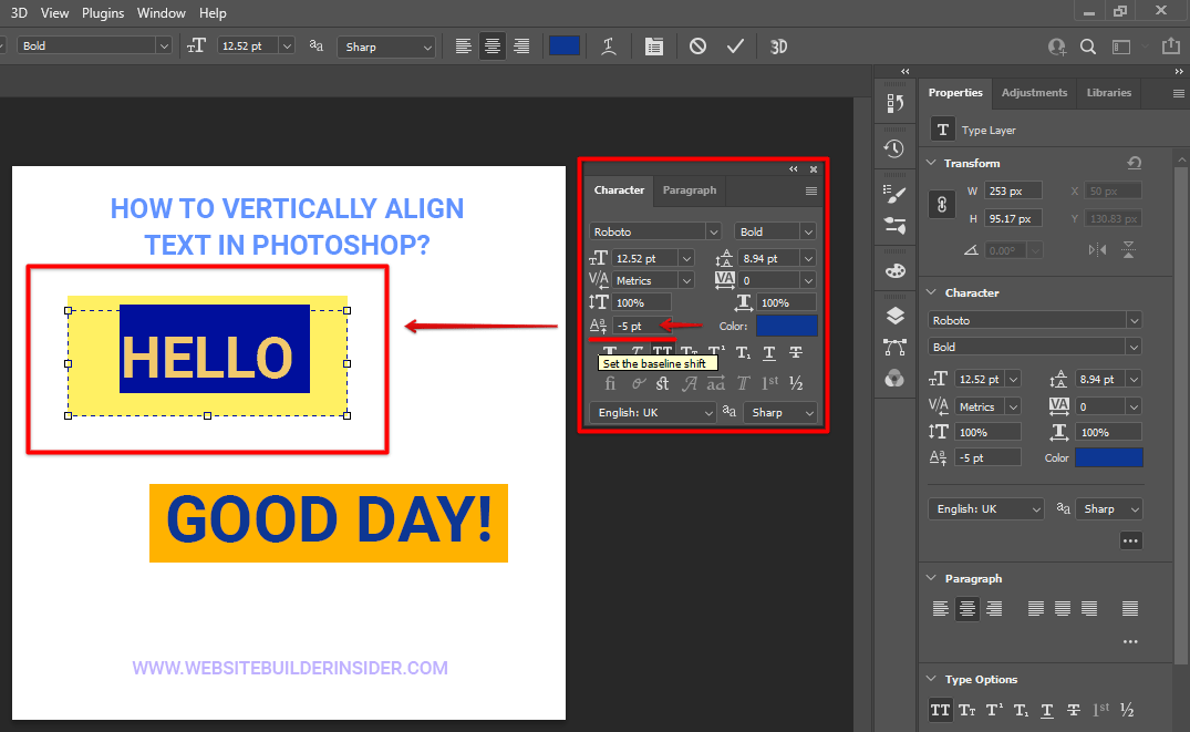 How Do You Vertically Align Text in