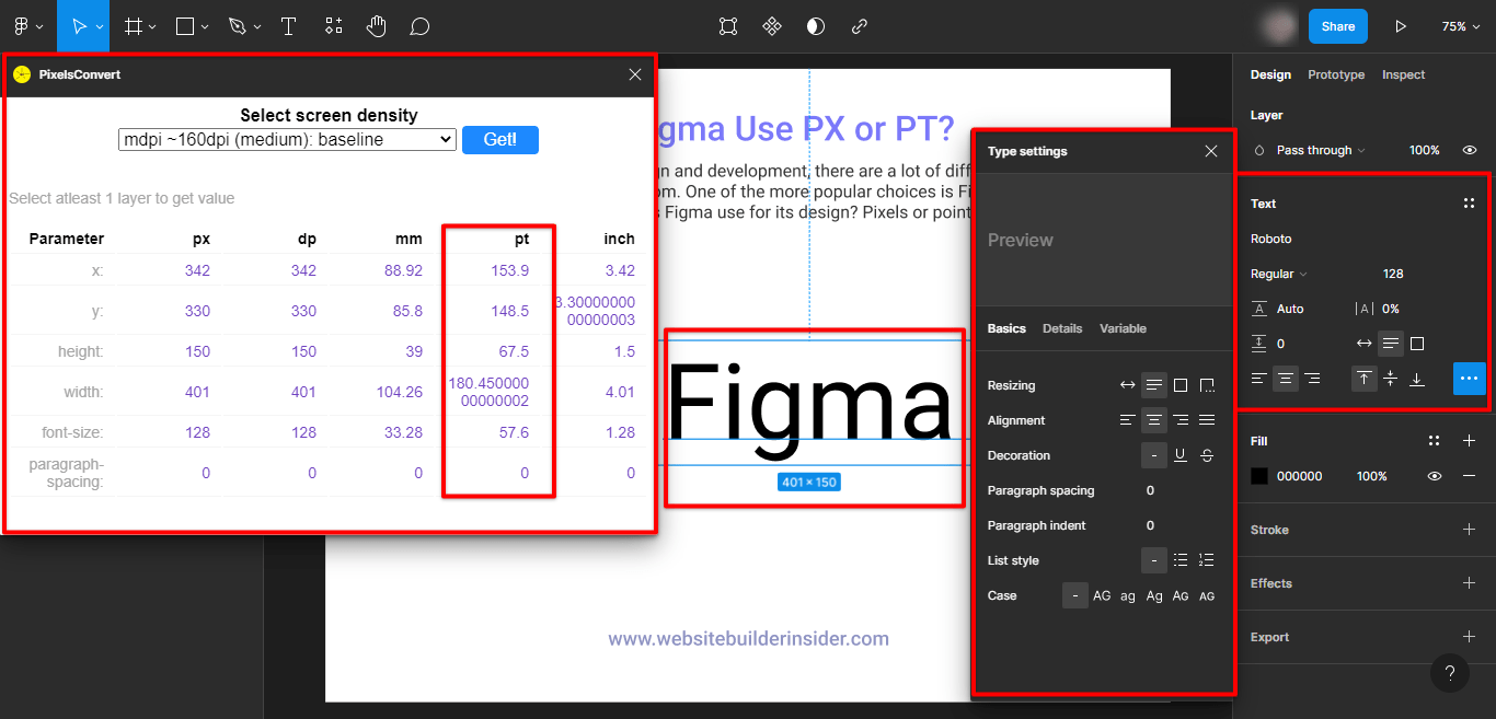 Does Figma Use PX or PT?
