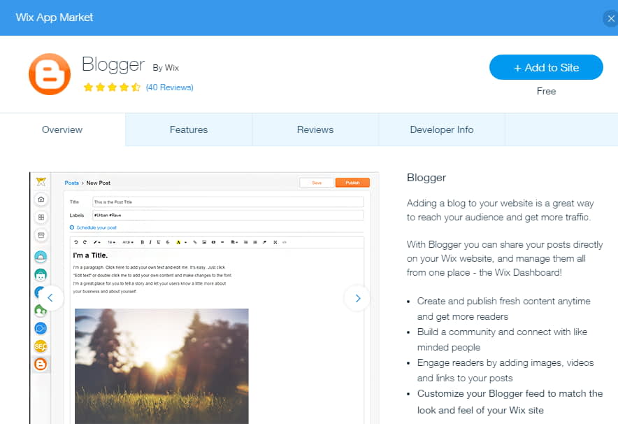 How To Add Your Blogger Site With Your Wix site In 5 Min