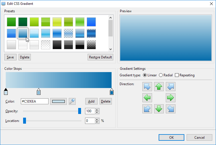 Topic Add gradient background to a text element using CSS