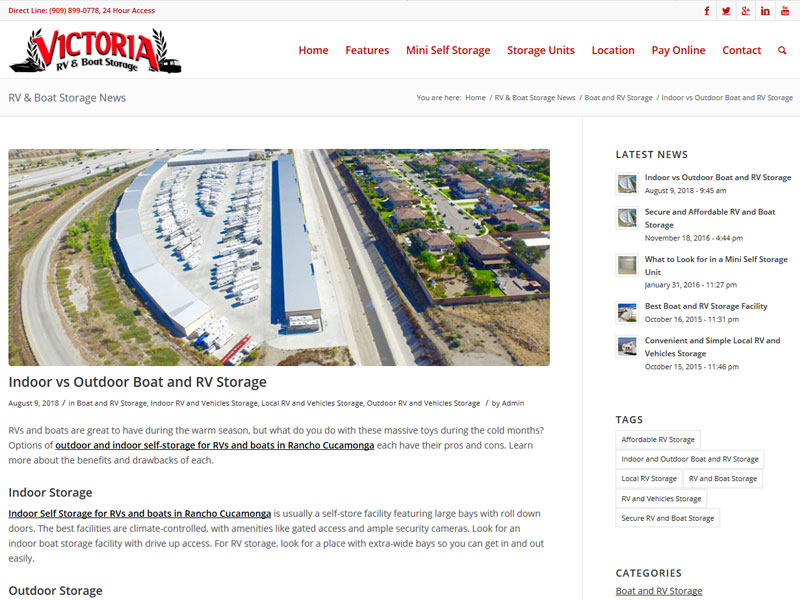 Victoria Rv And Boat Storage Dandk Organizer