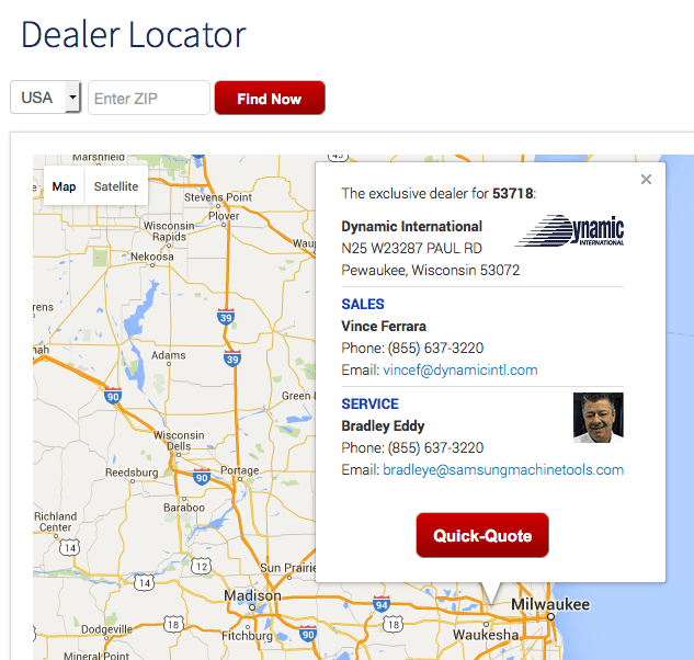 Dealer Locator / Google Maps