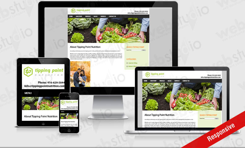 Tipping Point Web Design in Toronto