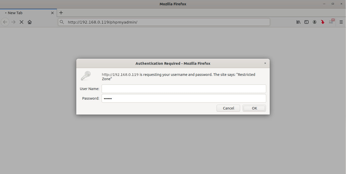 Config file phpmyadmin ubuntu pumppoliz
