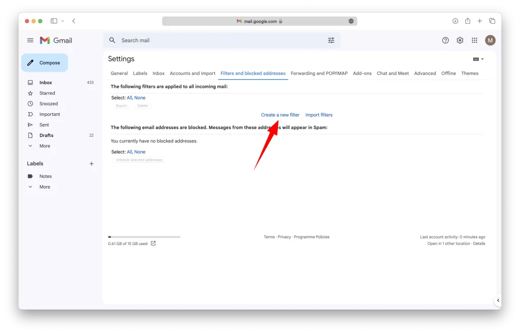 The reason why blocked emails still arrive in Gmail TipsTech