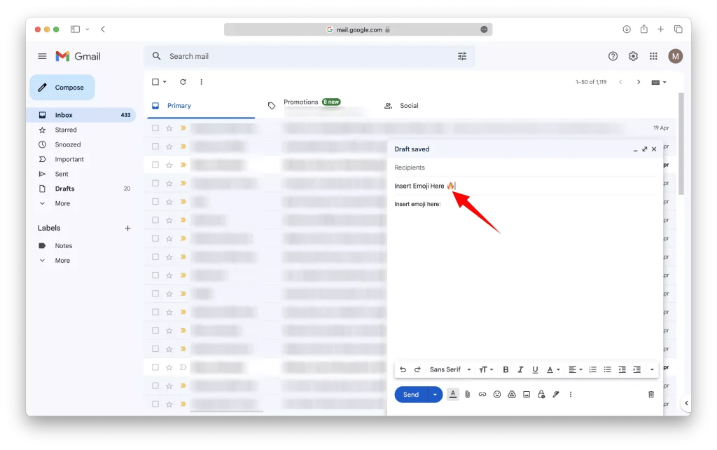 7 Ways to Insert Emojis in Gmail TipsTech
