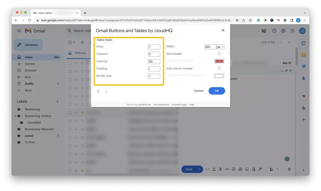 Table Insertion In Gmail (StepByStep Instructions) TipsTech