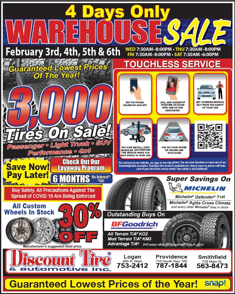 Discount Tire Warehouse Sale
