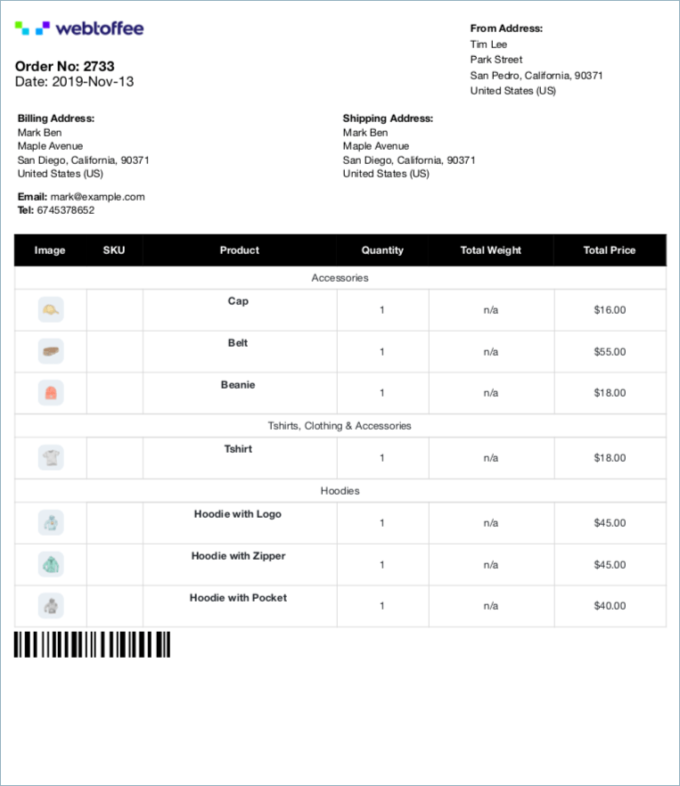 How to generate Delivery Notes Toffee