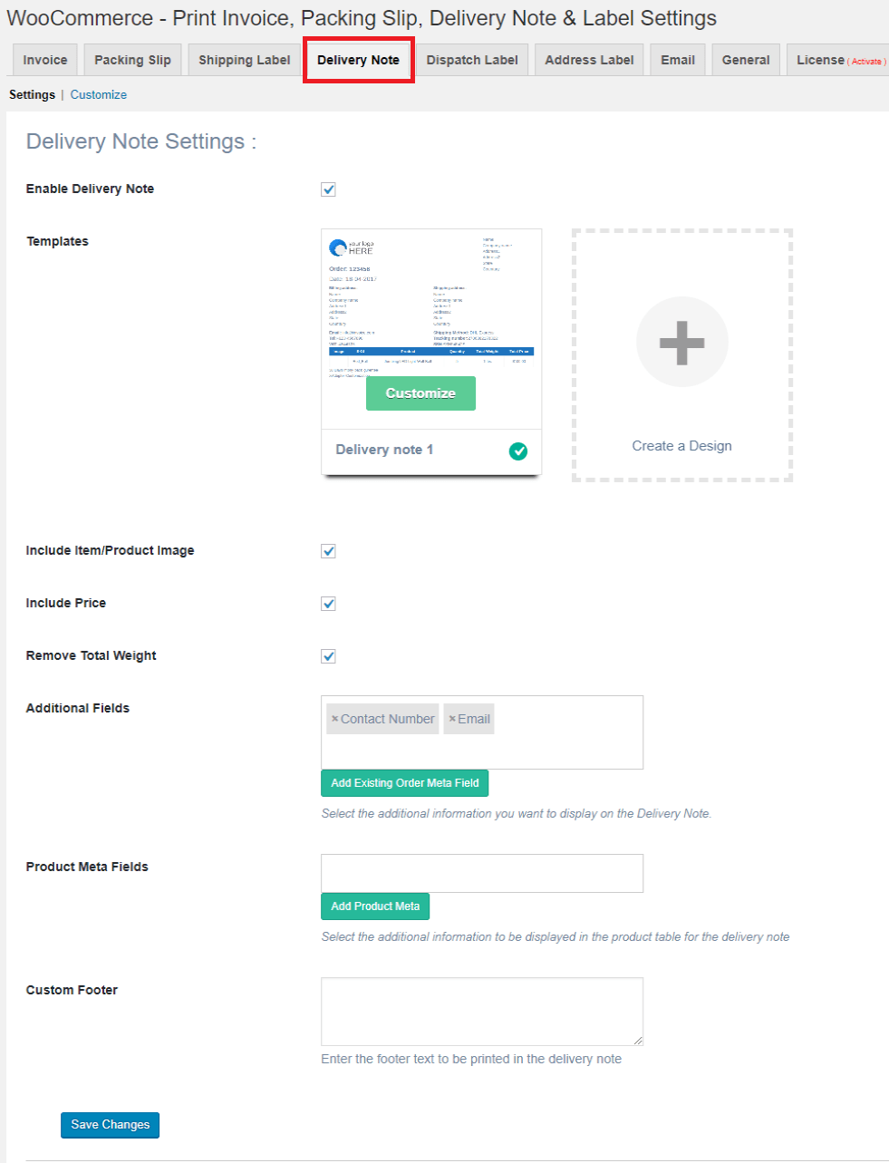 How to Print Delivery Note in Toffee