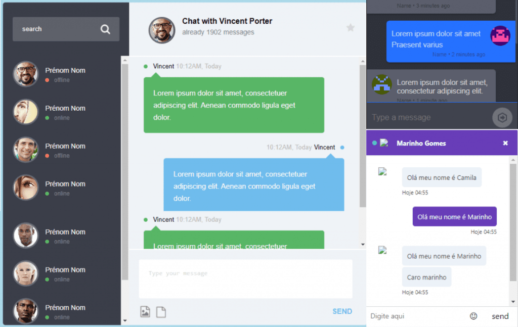 23+ Best HTML CSS Chat Box Designs with Source Code Topic