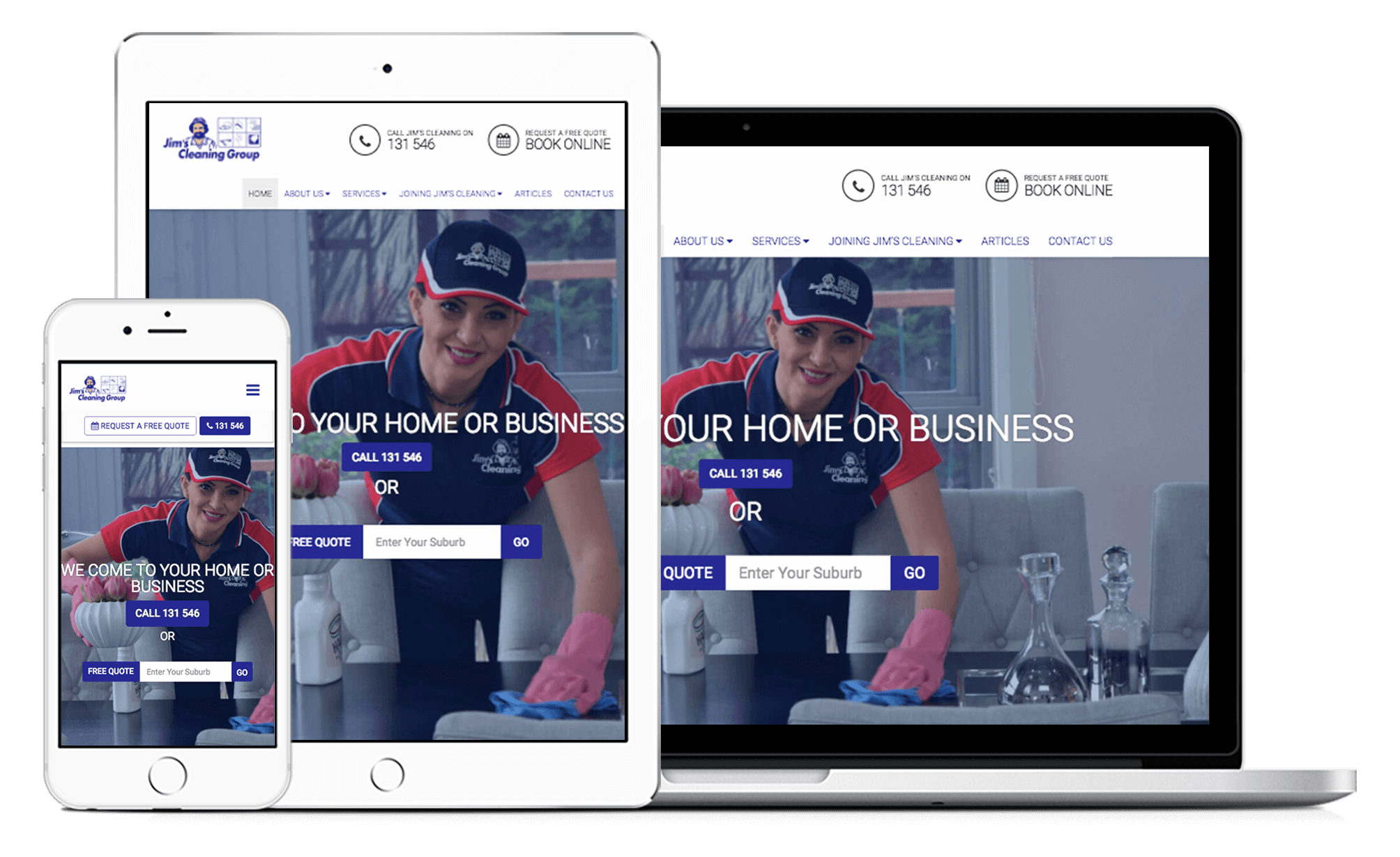 Jim's Cleaning Services Australia tron