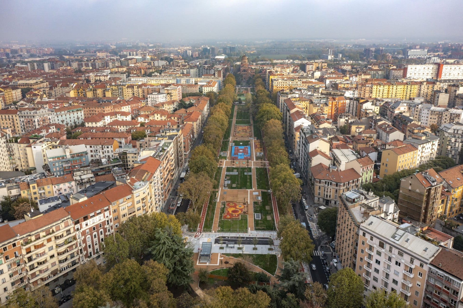 Viale Argonne, il parco riqualificato dalla M4 We Build Value