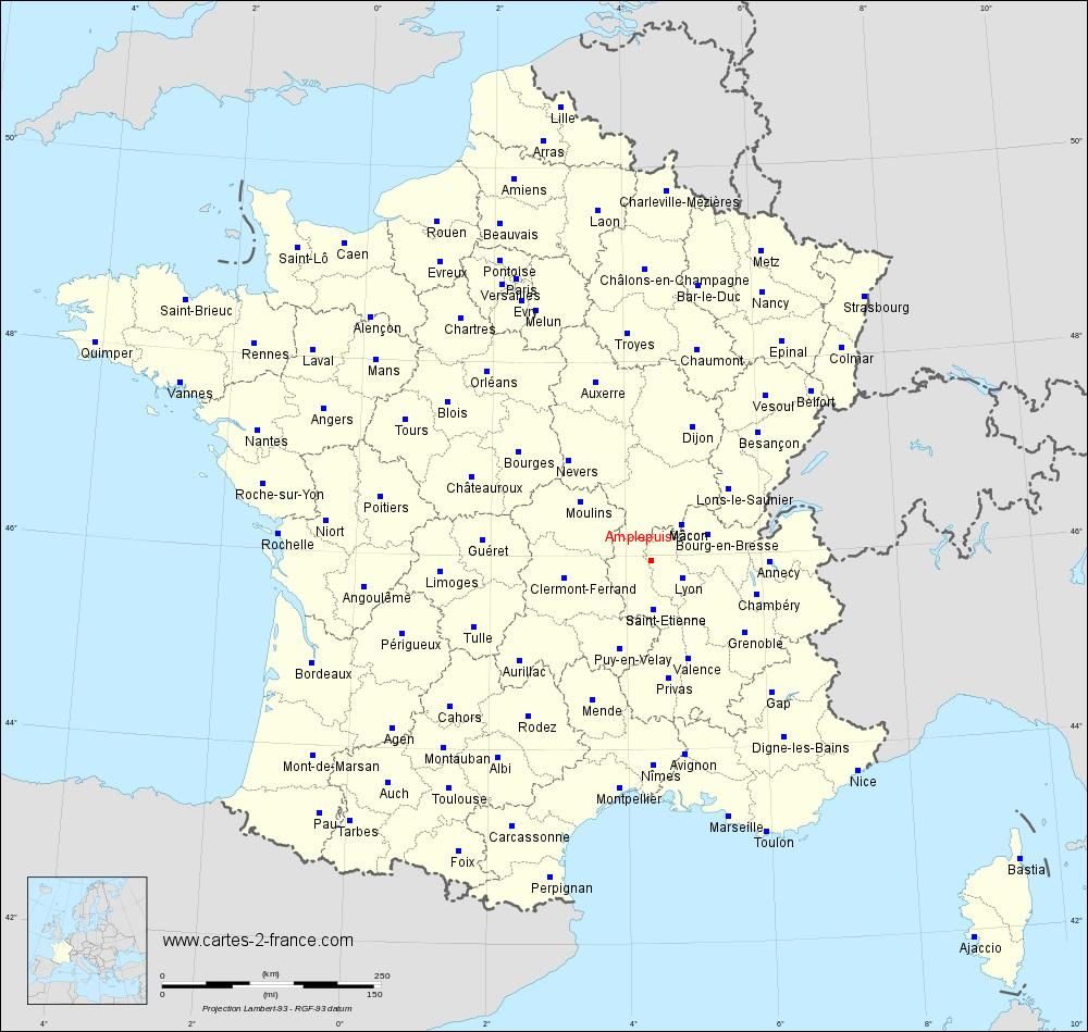 Les Défis De "Carte Amplepuis" Carte de Amplepuis