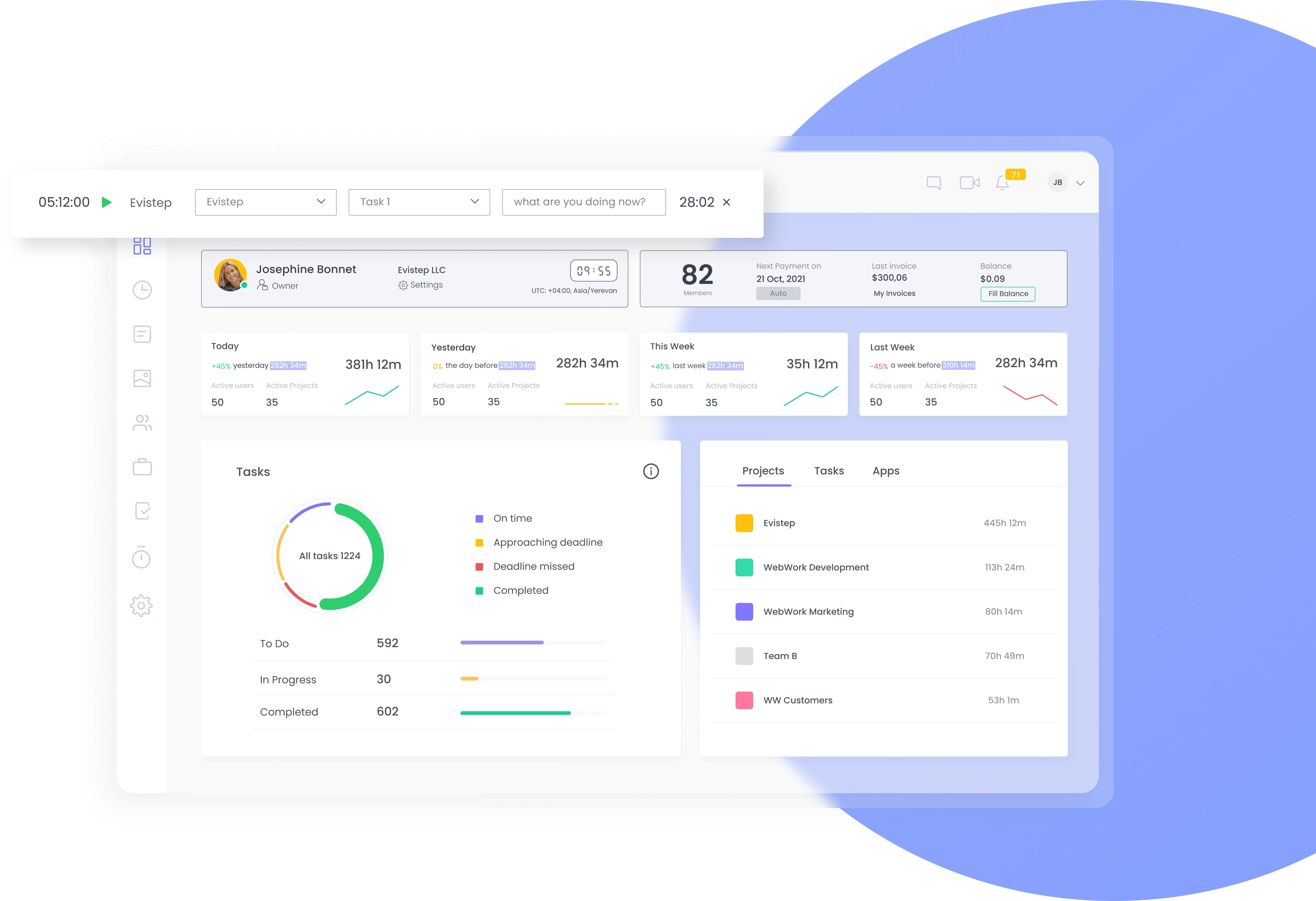  Tracker Work Tracker