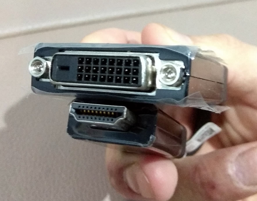 HDMI to DVI cable (Dell)