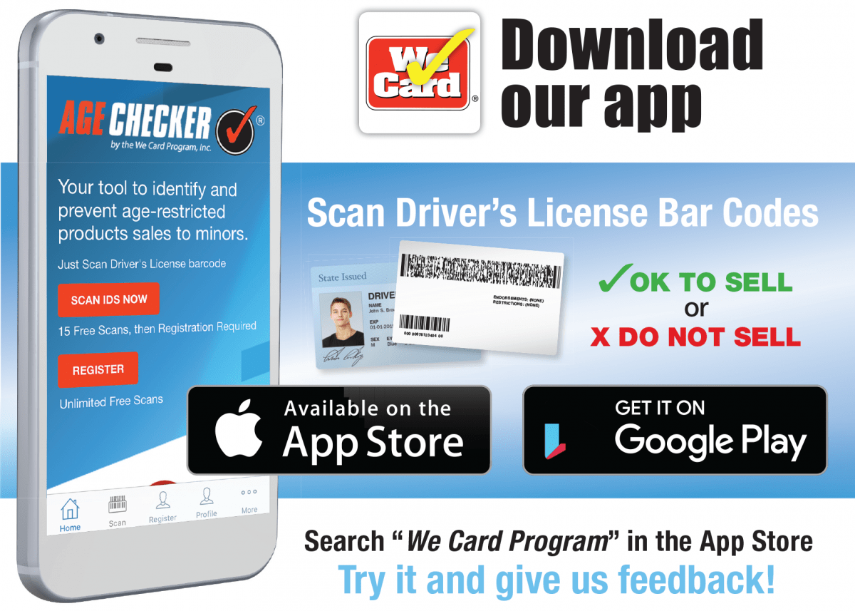 Age Checker App We Card