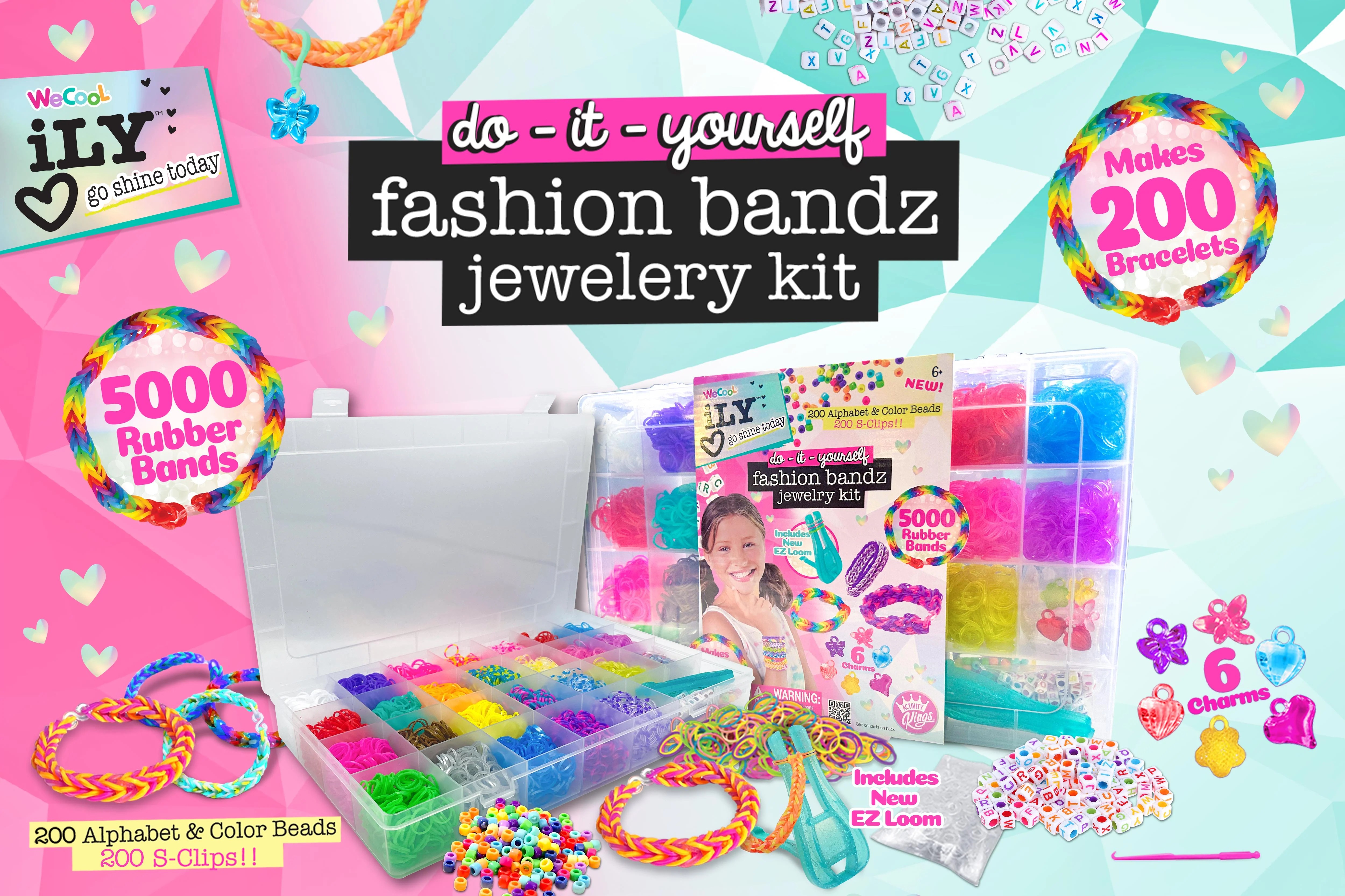 ACTIVITY KINGS ILY DIY Fashion Bandz Jewelry Kit WeCool Toys