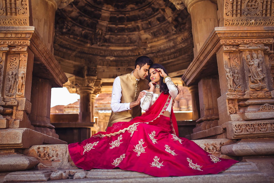 A Prewedding shoot rooted in traditions by Hitched & Clicked