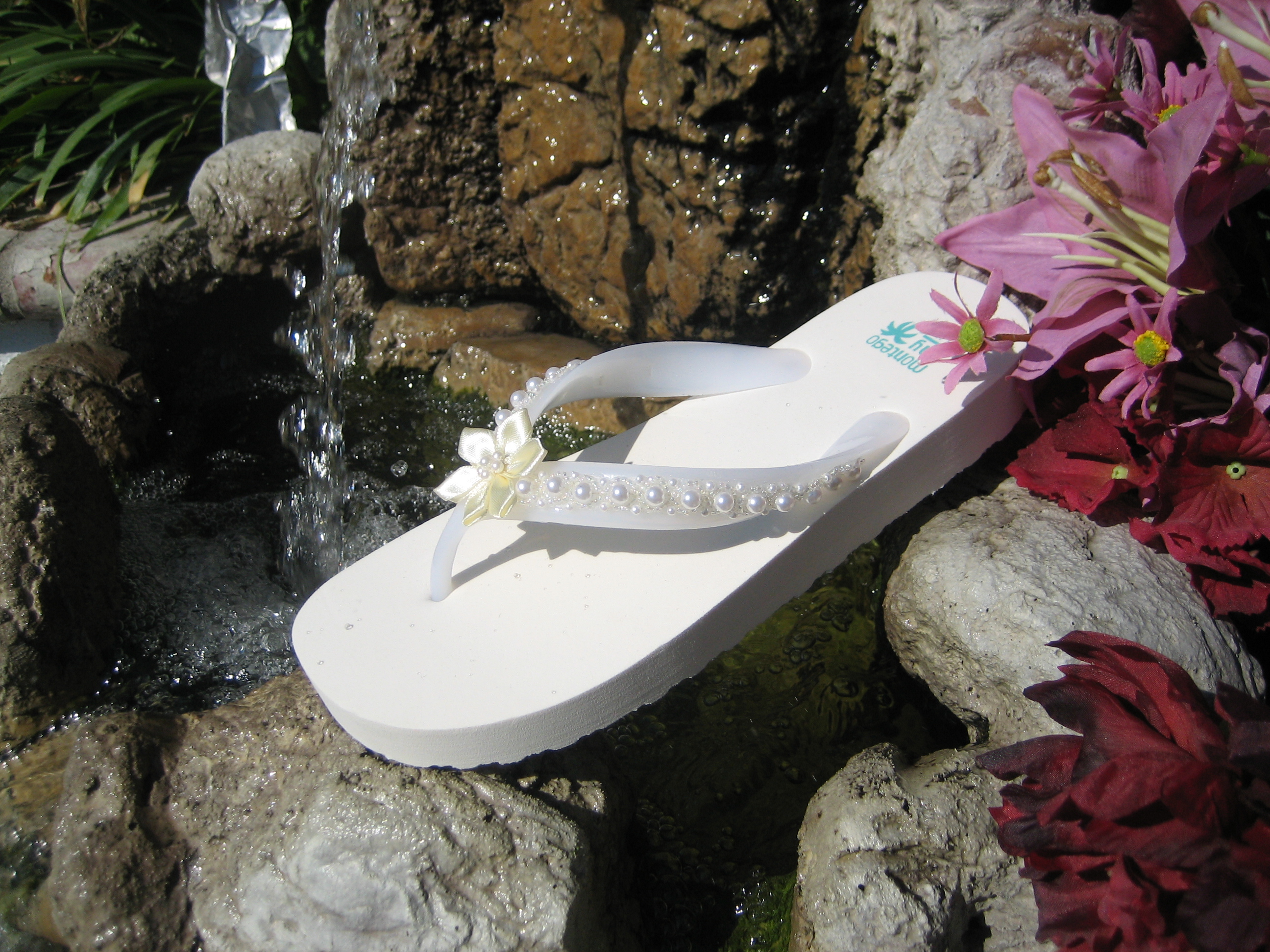 Bridal Flip Flops Comfortable Wedding Shoes
