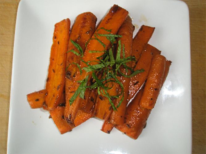 Roasted Carrots with Cumin and Cilantro we eat. live. do. well