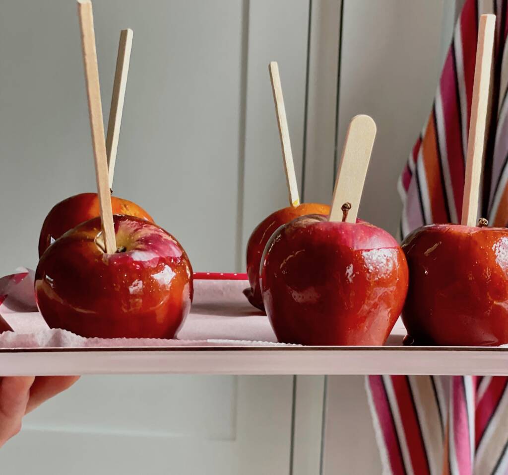 Halloween Toffee Apples Wee Buns Cookery School