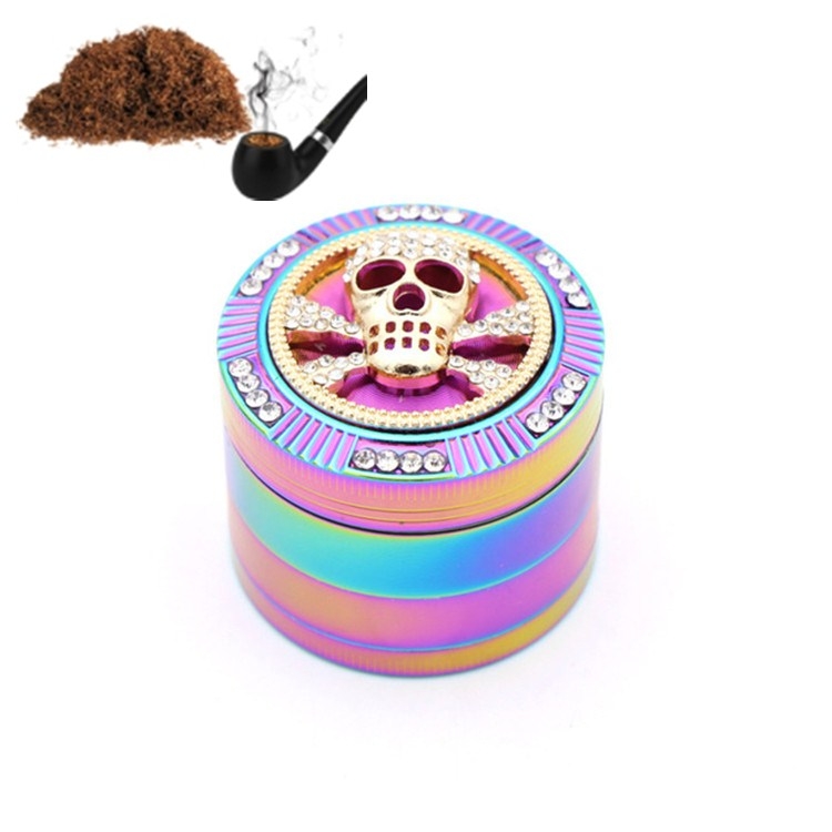 Creative Skull Fourlayer Grinder Weed Grinder