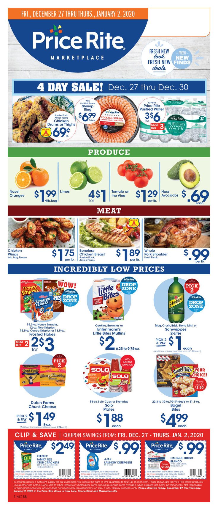 Price Rite Weekly Ad Dec 27 Jan 02, 2020